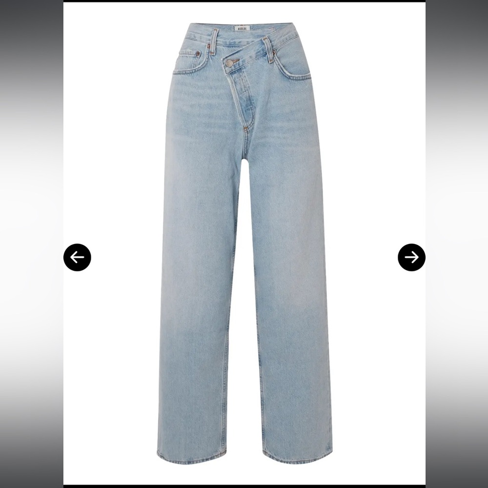 Agolde Light Blue Straight Leg Jeans